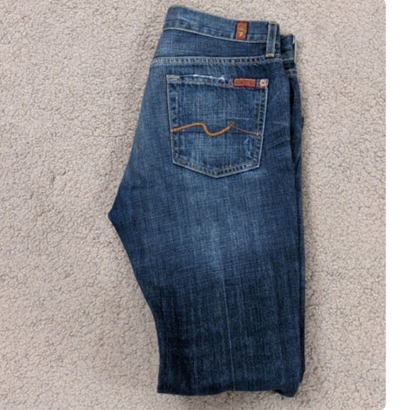 29x31 Men's 7 For All Mankind Jeans - 100% cotton - Picture 3 of 4